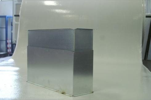 componente canalizzazione in lamiera