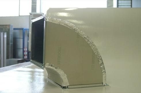 dettaglio canalizzazione in lamiera