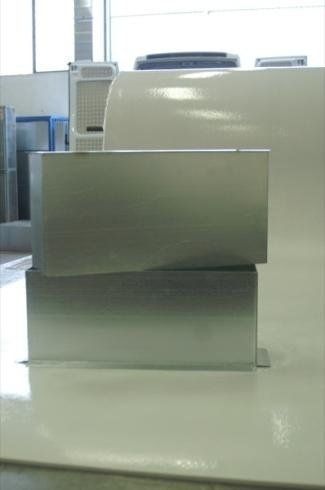 vista canalizzazioni in lamiera