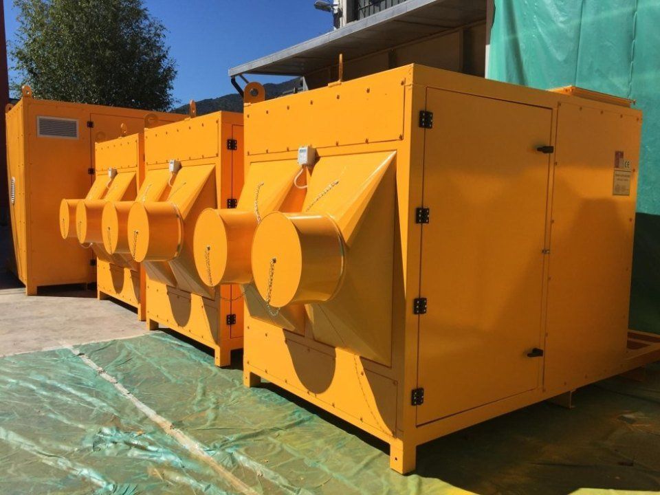 cabina afonica vista dall'esterno