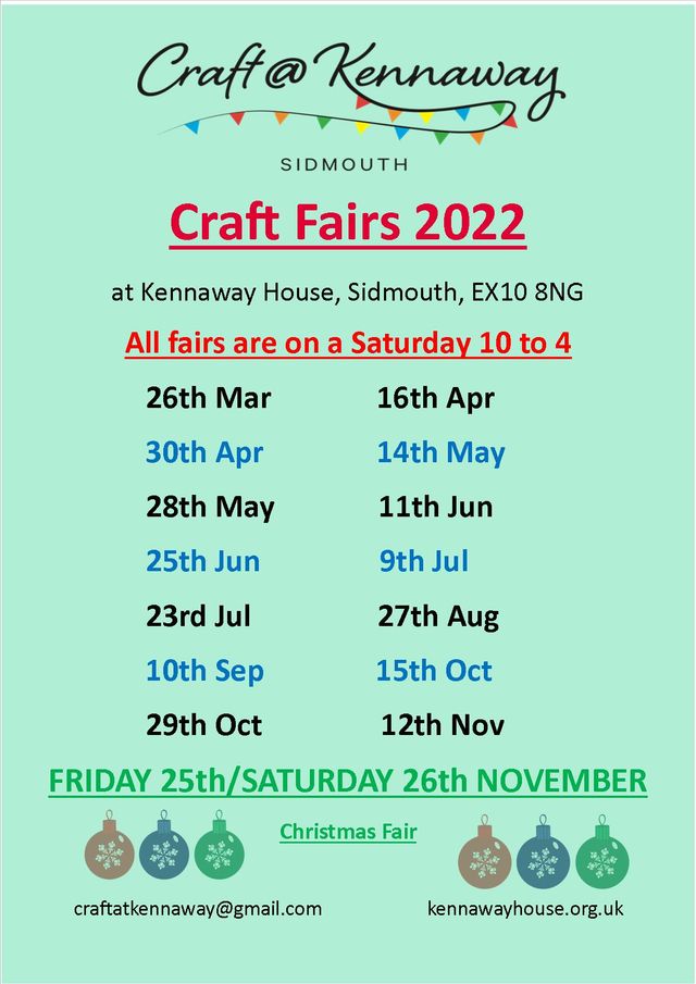 St Philip Christmas Craft Fair 2022 What's On At Kennaway House Sidmouth | Upcoming Events