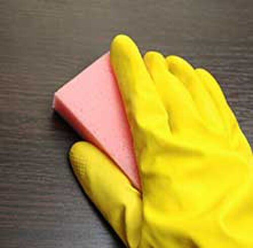Sponge and gloves — Cleaning services in Alice Springs, NT