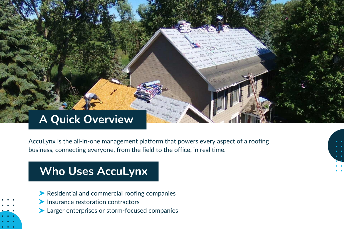 A Quick Overview of AccuLynx Roofing Software