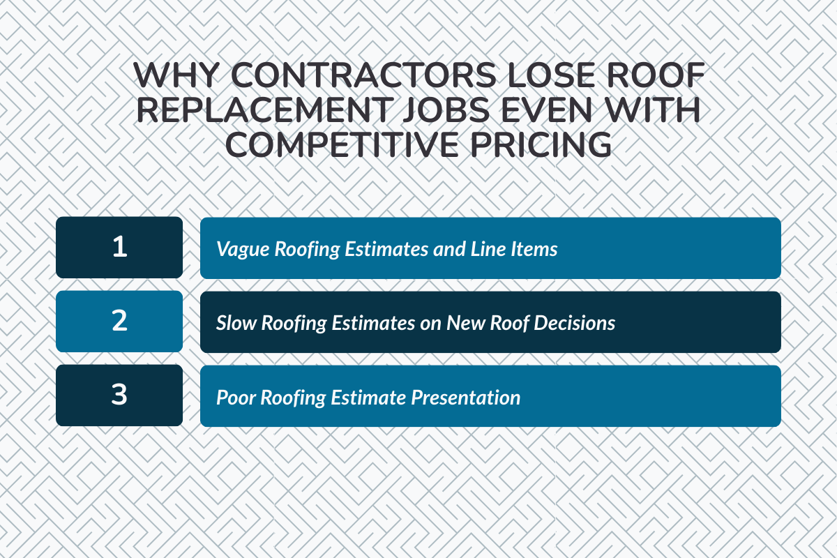 Why Contractors Lose Roof Replacement Jobs Even with Competitive Pricing?
