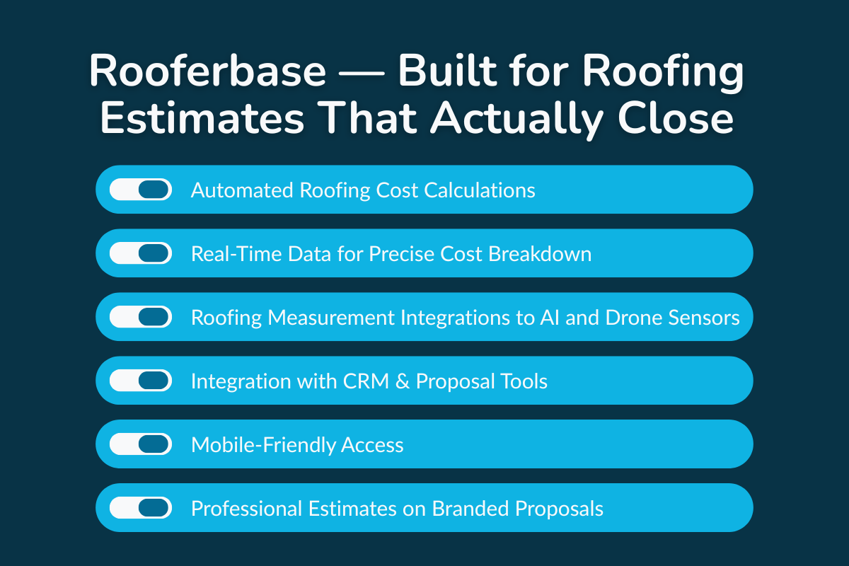 How RooferBase Fits Into Modern Roofing Estimation Workflows?