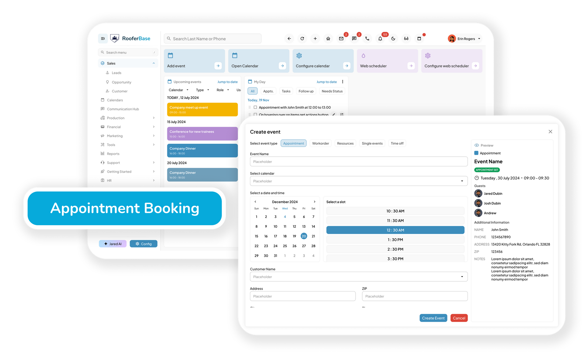 Roofing Appointment Setting Software