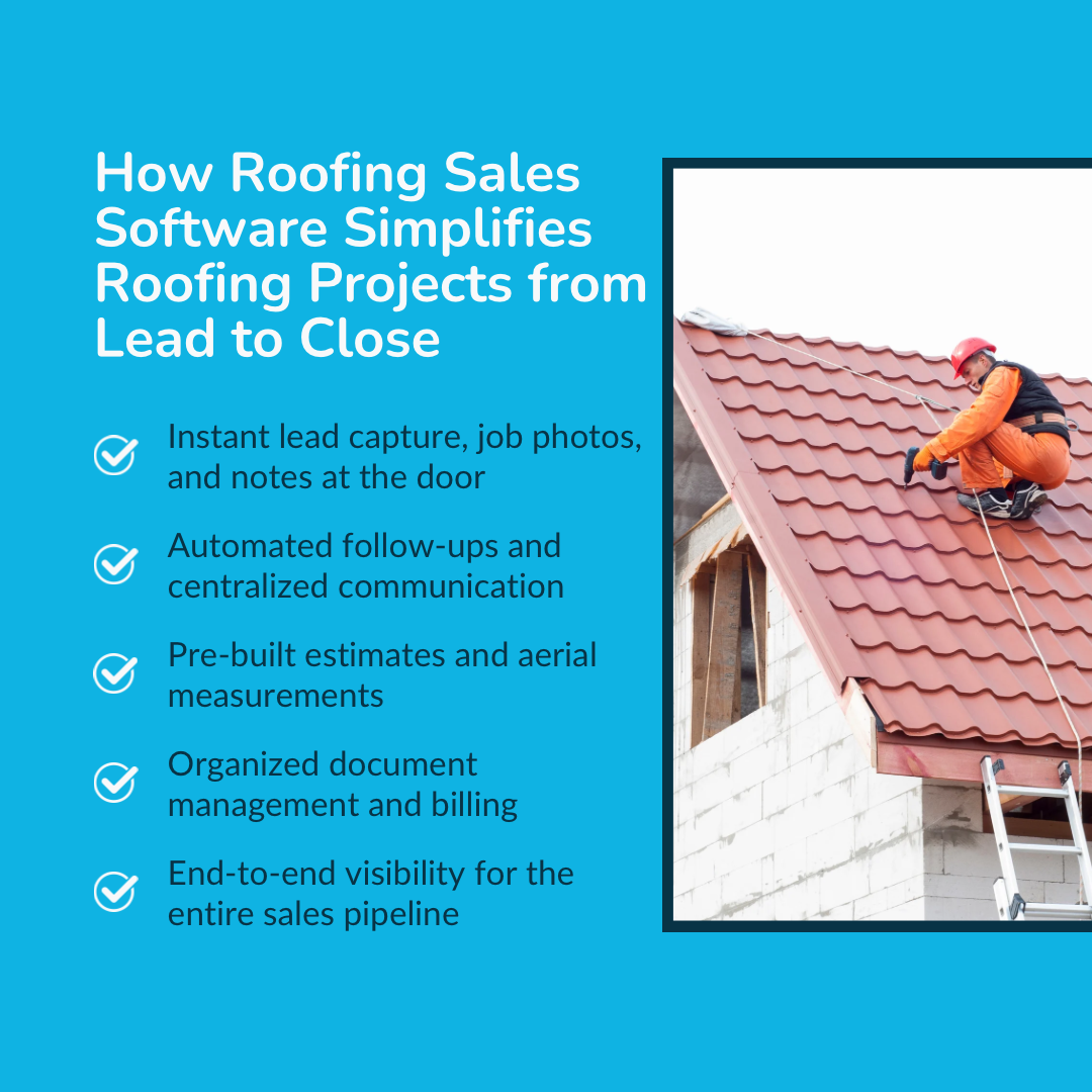 How Roofing Sales Software Simplifies Roofing Projects from Lead to Close