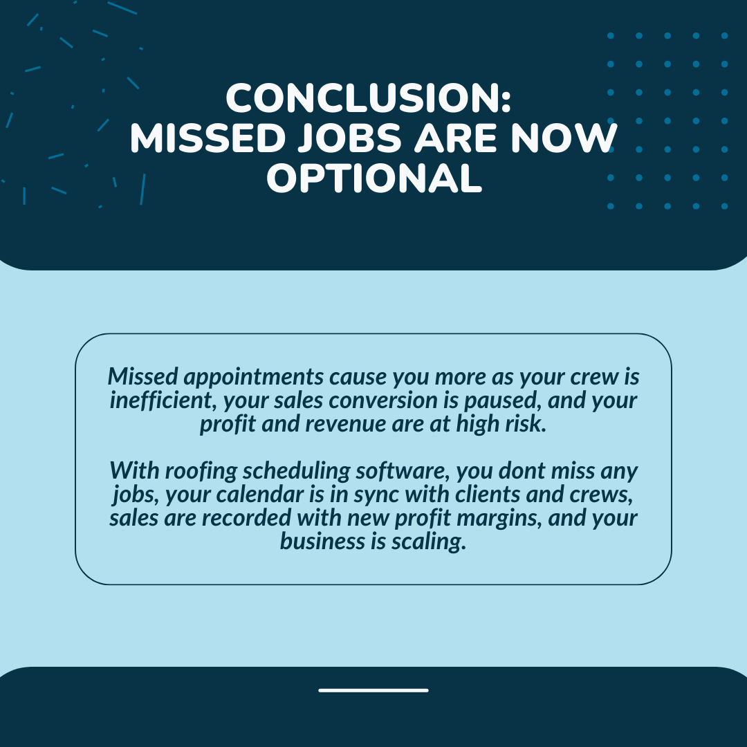 Conclusion: Missed Jobs Are Now Optional
