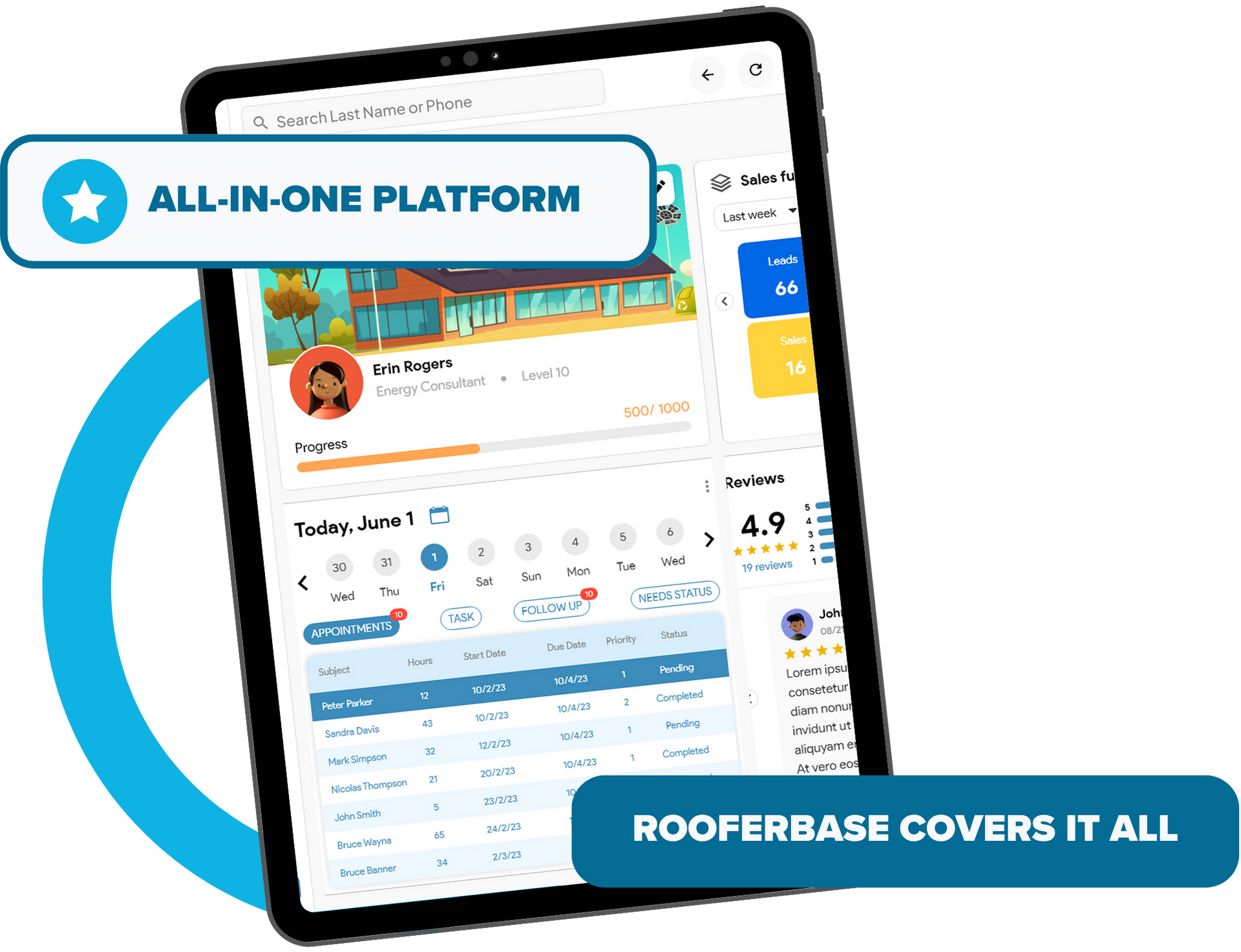 Sunbase All-In-One Full Featured Software Platform