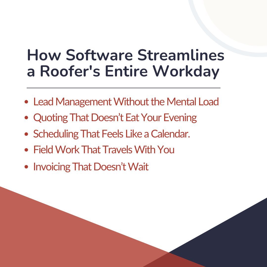 How Software Streamlines a Roofer's Entire Workday