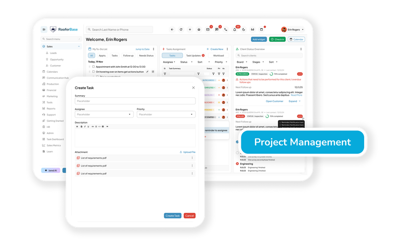 Roofing Project Management Software