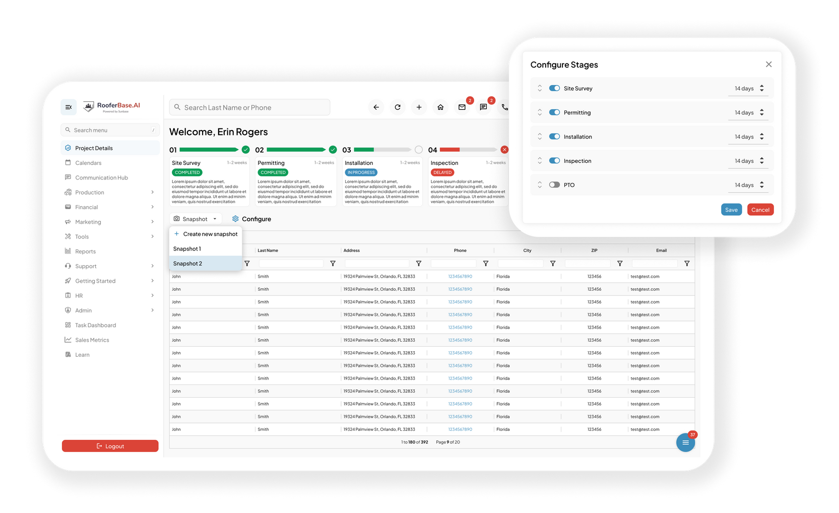 Roofing CRM