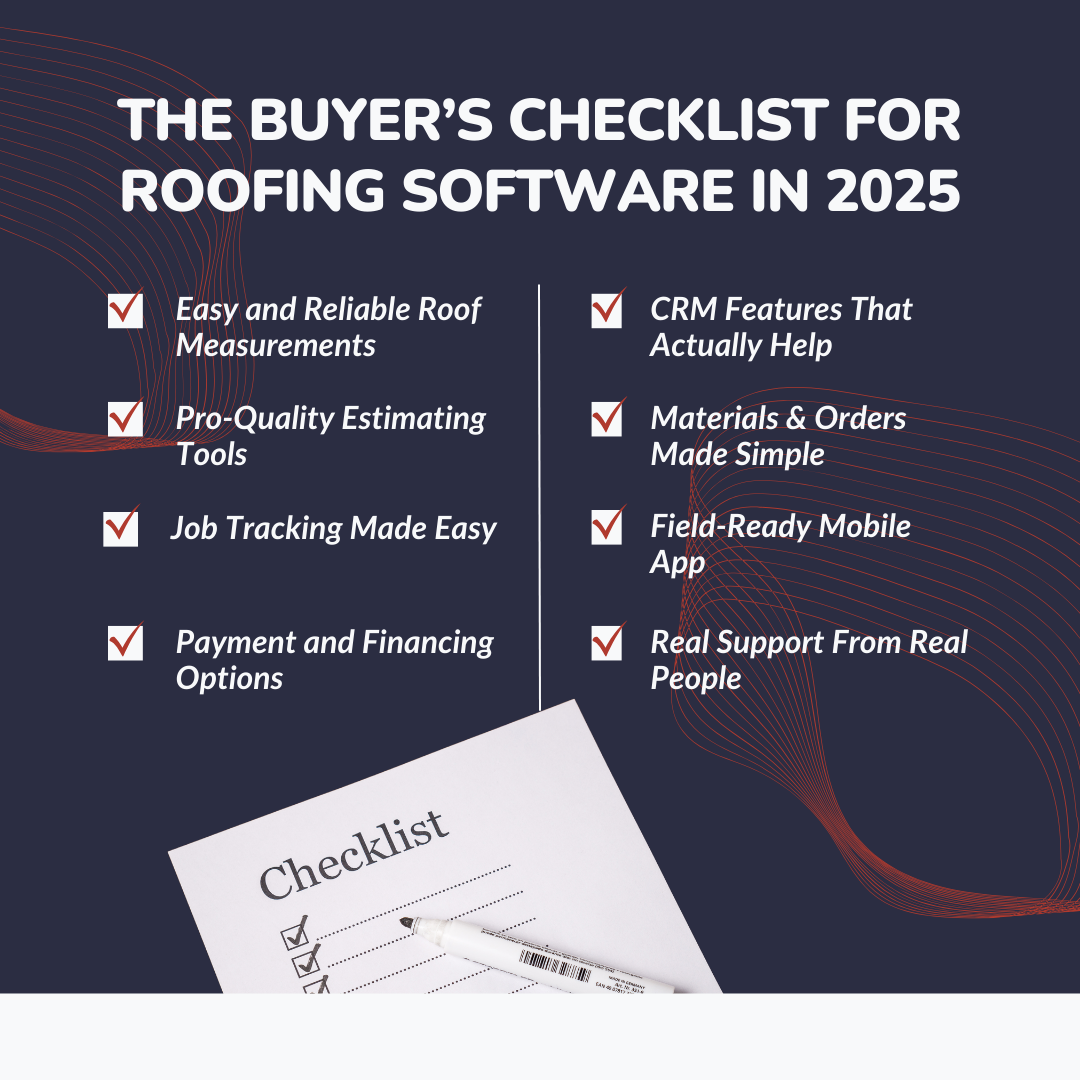 The Buyer’s Checklist for Roofing Software in 2025