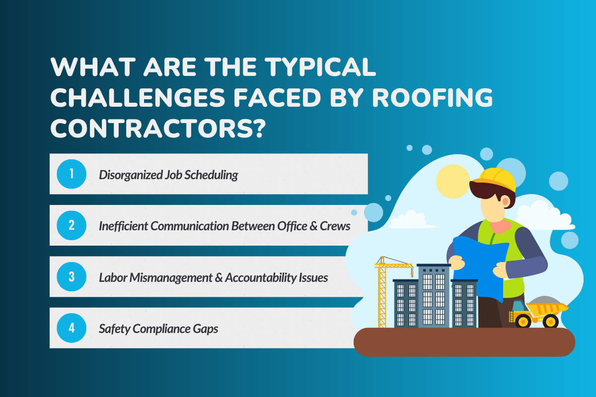 What are the Typical Challenges Faced by Roofing Contractors?