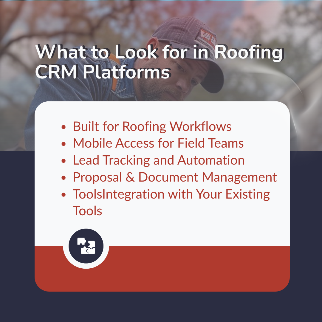 What to Look for in Roofing CRM Platforms