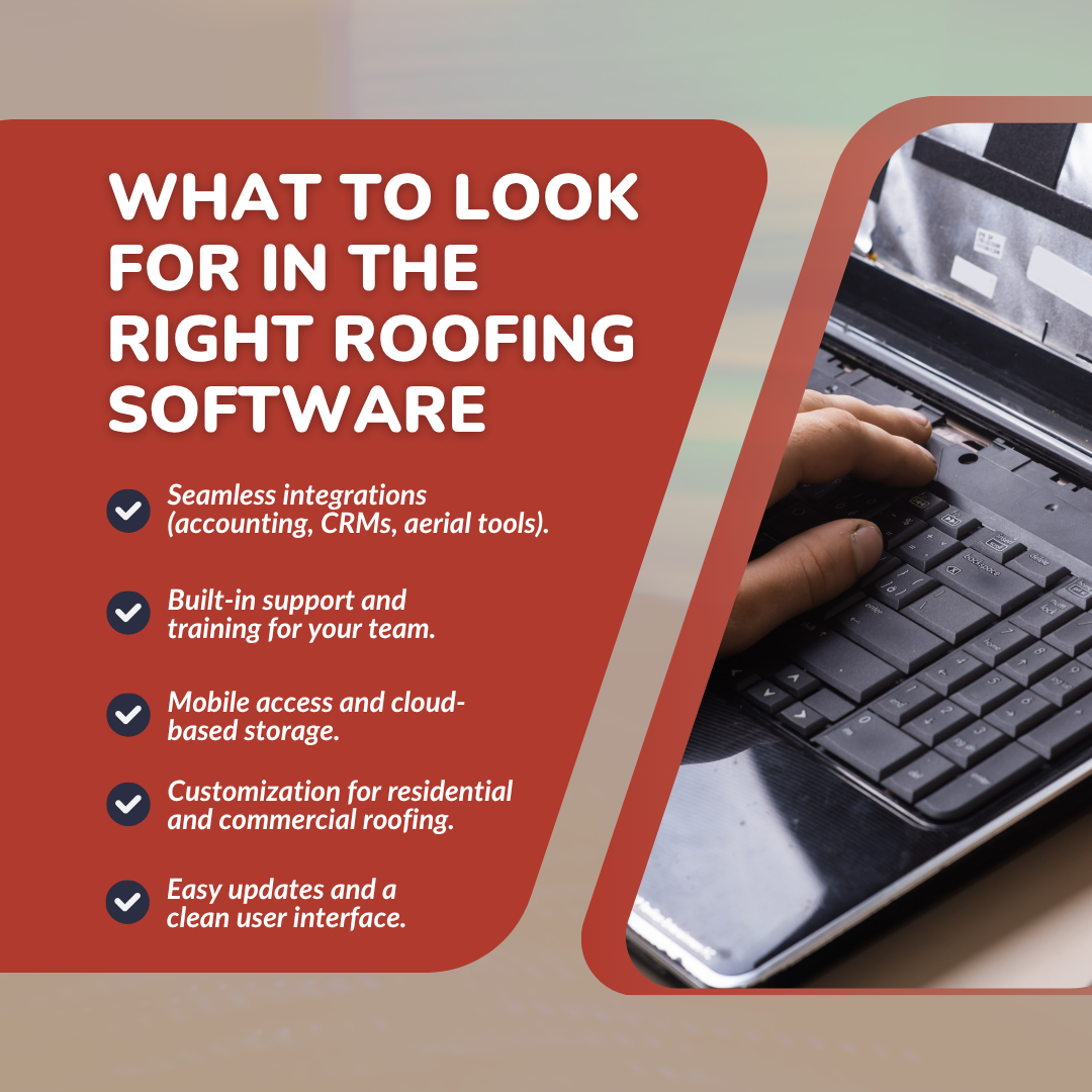 What to Look for in the Right Roofing Software