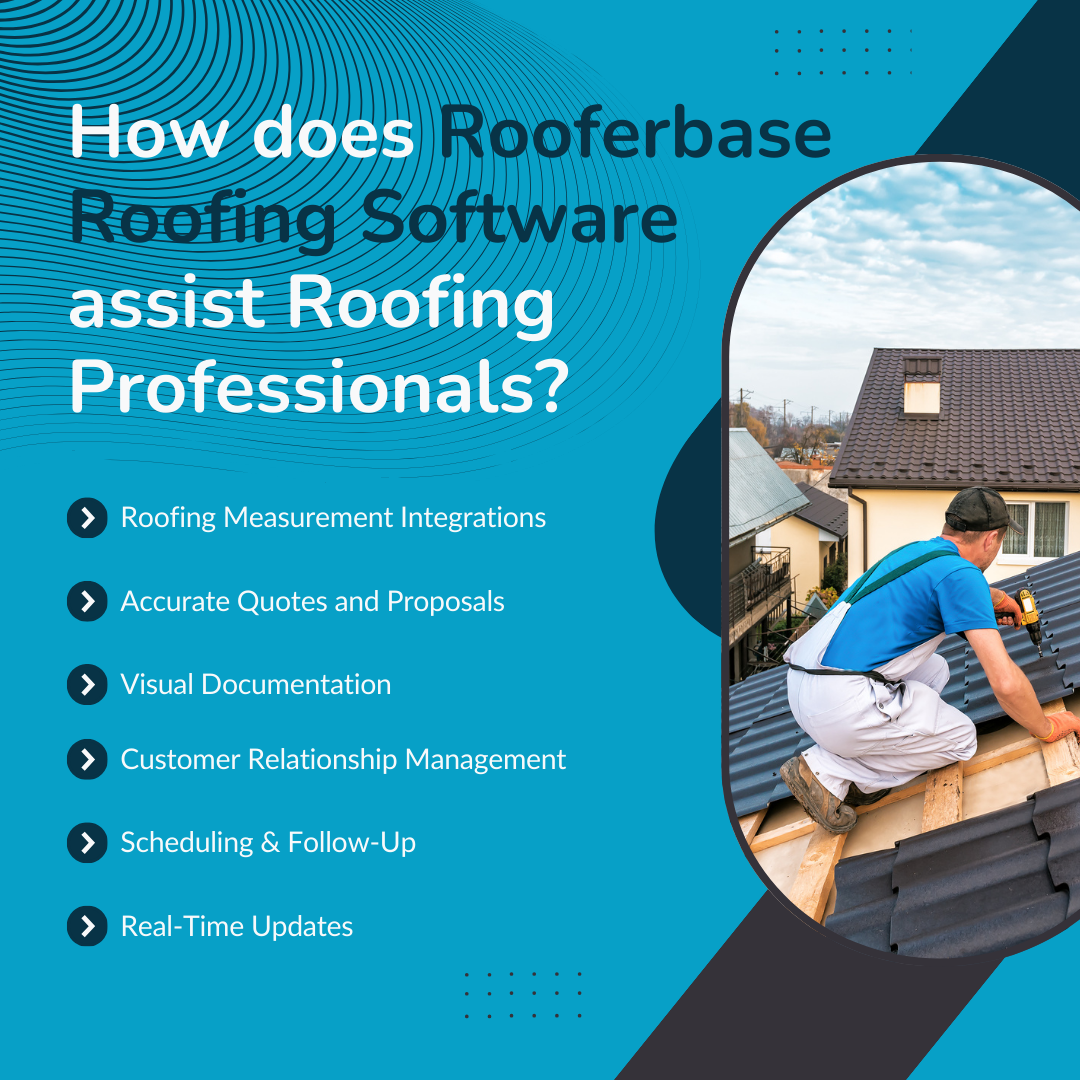 How does RooferBase Roofing Software assist Roofing Professionals?