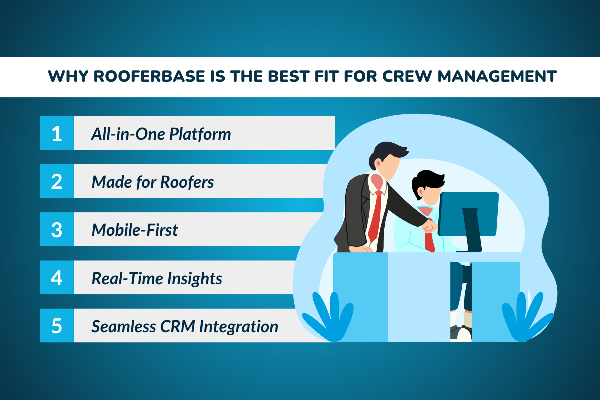 Why RooferBase is the Best Fit for Crew Management