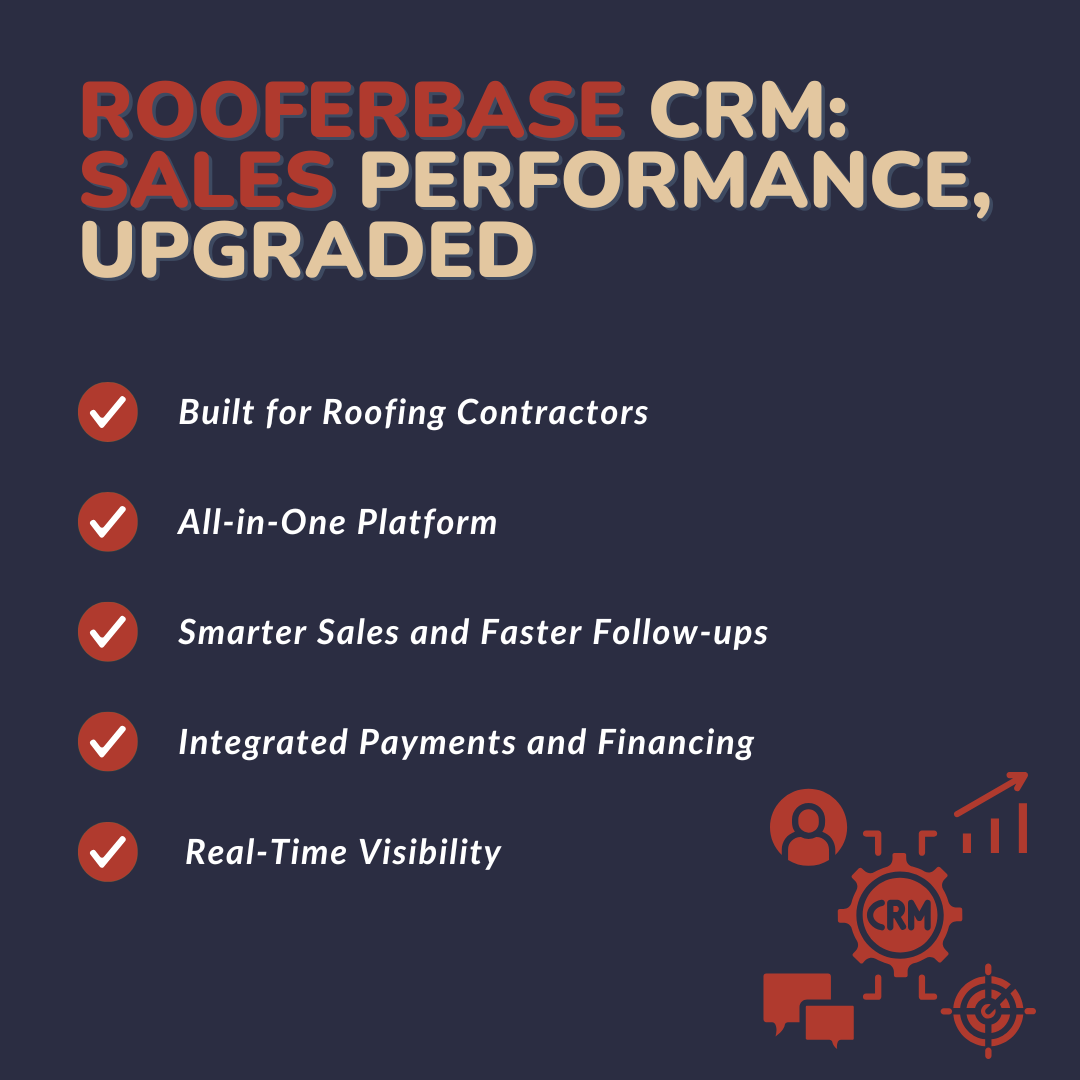 Rooferbase CRM: Sales Performance, Upgraded