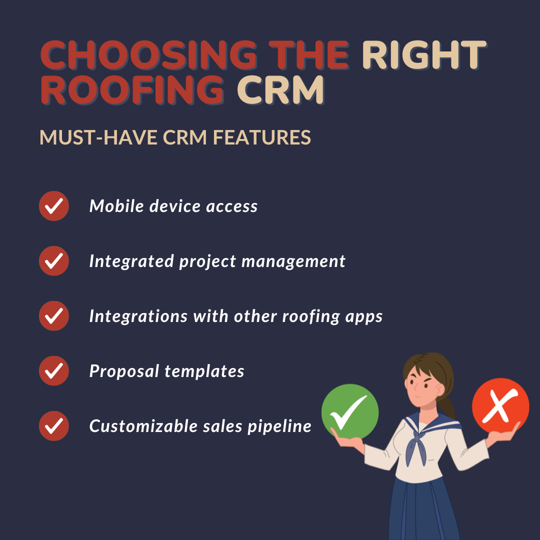 Choosing the Right Roofing CRM