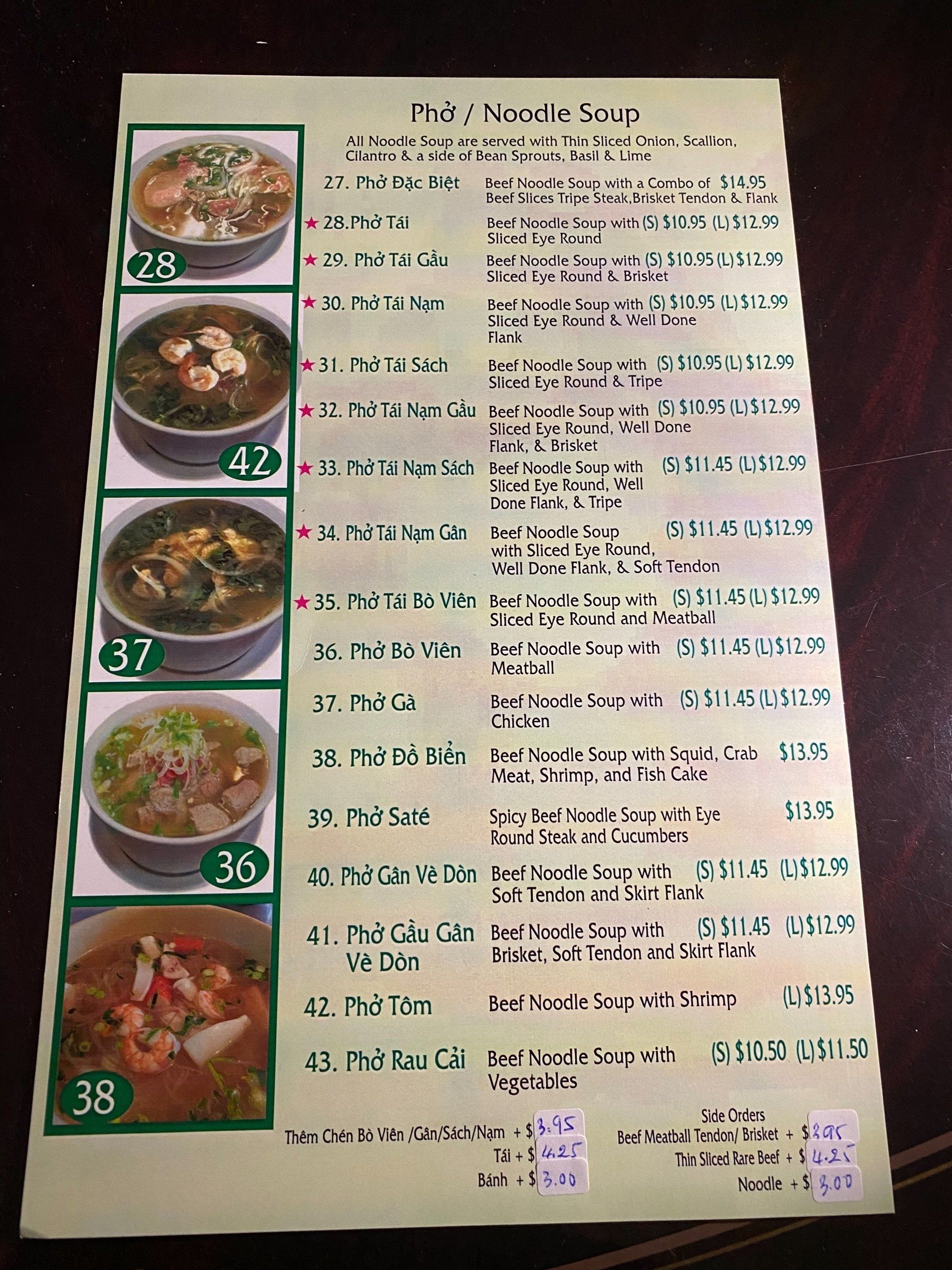 Vietnamese restaurant Cranston, RI Pho Saigon and Bar