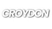 White stylized text reading “CAMBERWELL” on a white background, with a gray drop shadow.