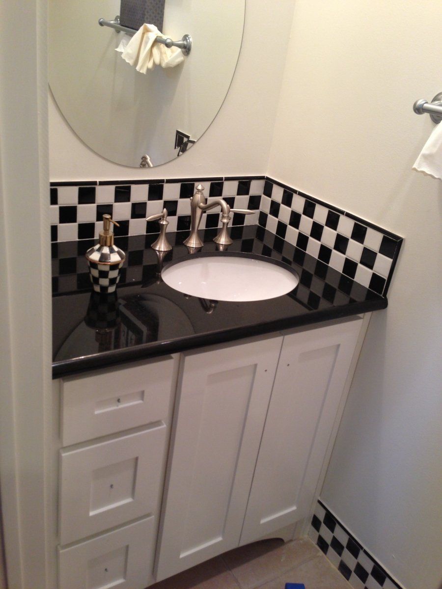 Painting Contractor — Bathroom Wall New Paint in Stafford, TX