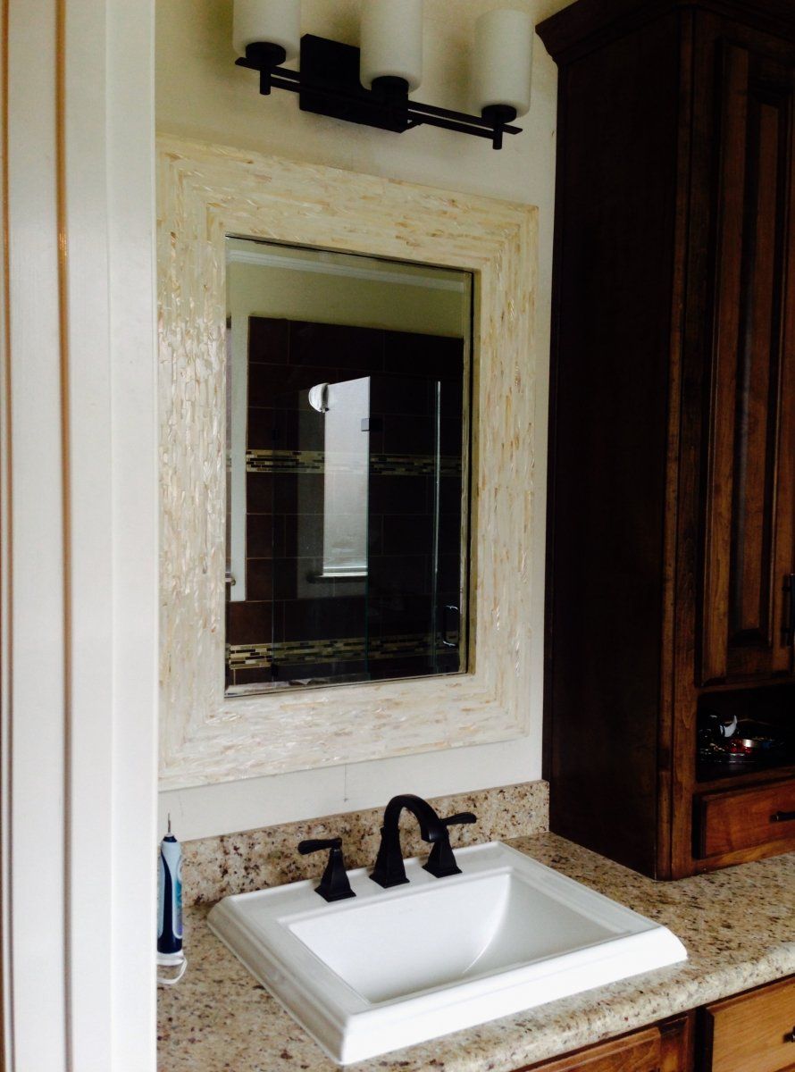 Bathroom Mirrors — Bathroom Mirrors Near The Sink  in Stafford, TX