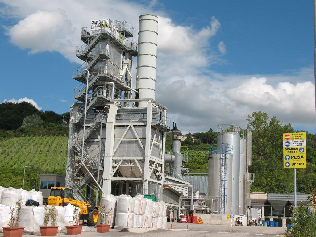 Stoccaggio materiali bituminosi