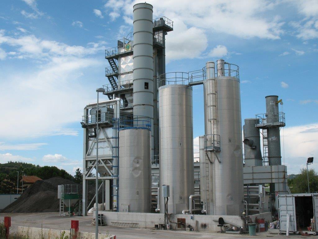 Impianto di produzione da materiali riciclati