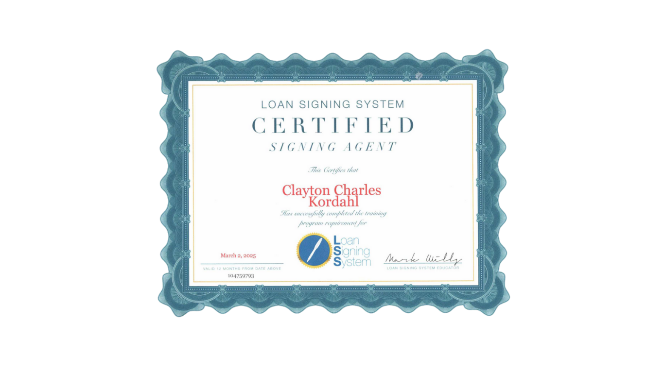 Certificate: Clayton Charles Kurek, Certified Archic Agent, John C. Maxwell System. Teal border, gold seal.