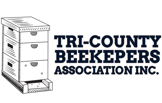 The logo for the tri-county beekeepers association inc.