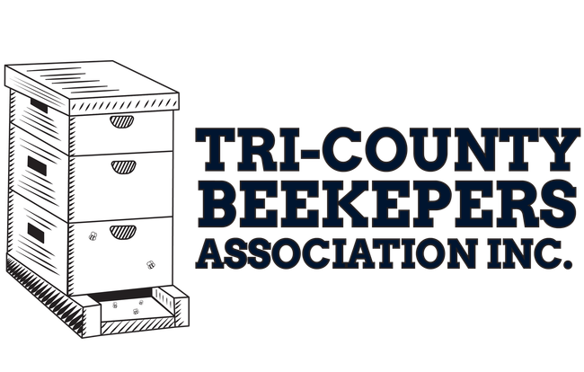 The logo for the tri-county beekeepers association inc.