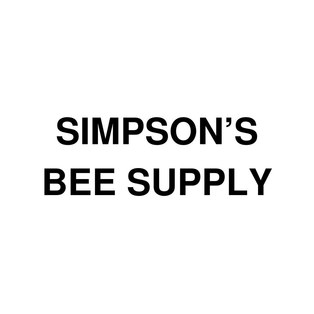 Simpson 's bee supply logo on a white background.