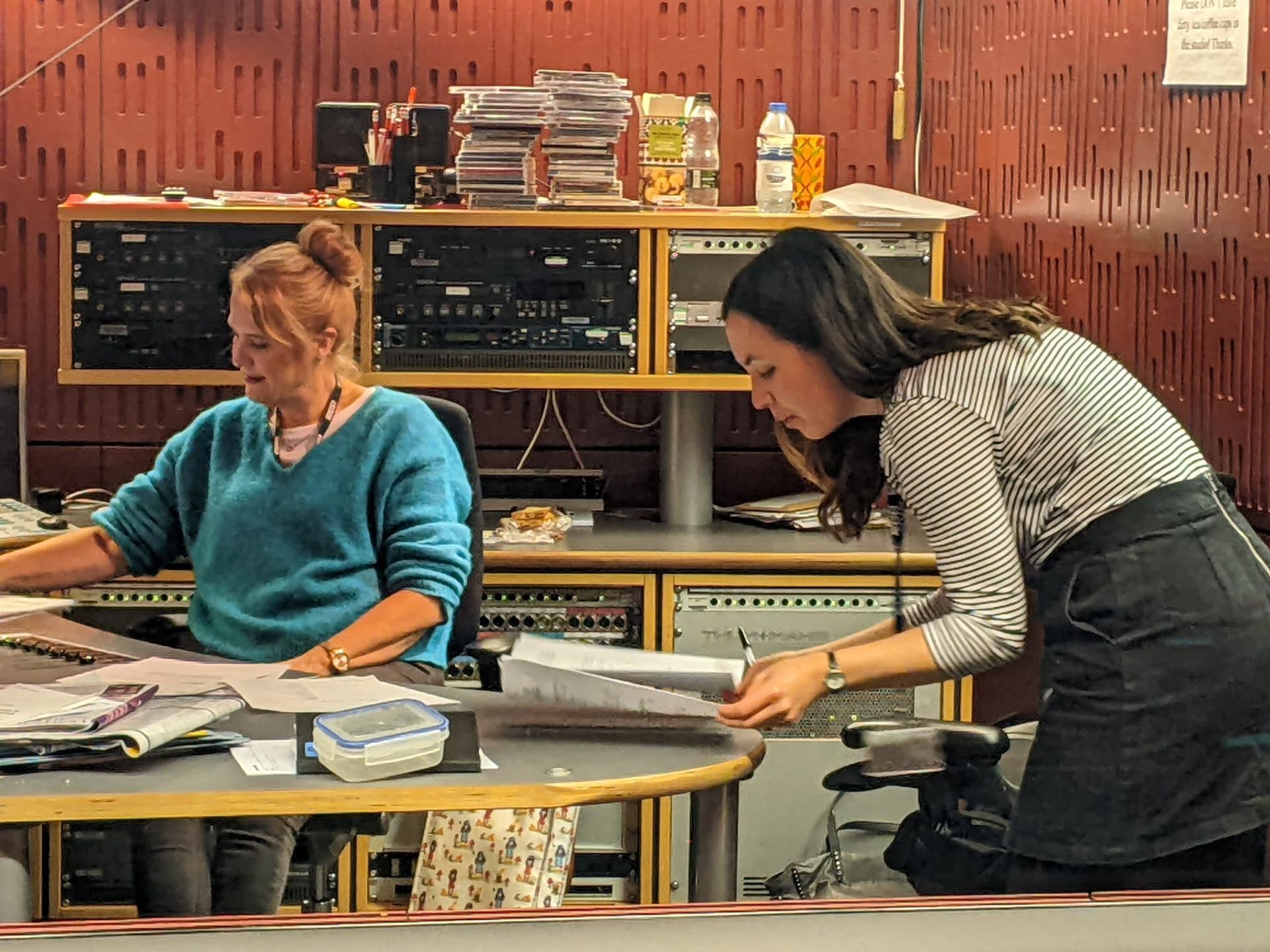 Sarah and Marion in the Radio 3 studio