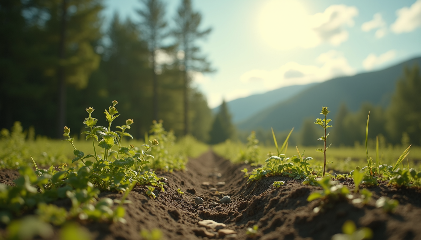 A tranquil natural landscape perfect for grounding techniques.