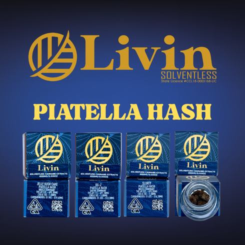 Fresh drop of Piatella Hash by Livin