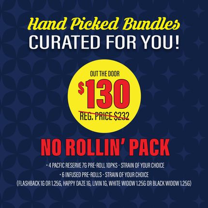 6 for 4 Storewide sale! Mix and match your favorites including CBX Ole'fingers. Froot, Gelato, Livin, Aura, Rio Vista Farms, Friendly Brand, Rype, Flashback, Pacific Reserve, Paper Planes, EveryDay, and West Extracts.