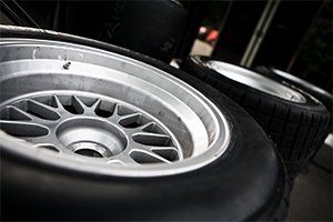 Tire Repair — Tires in Garage in Lafayette, IN
