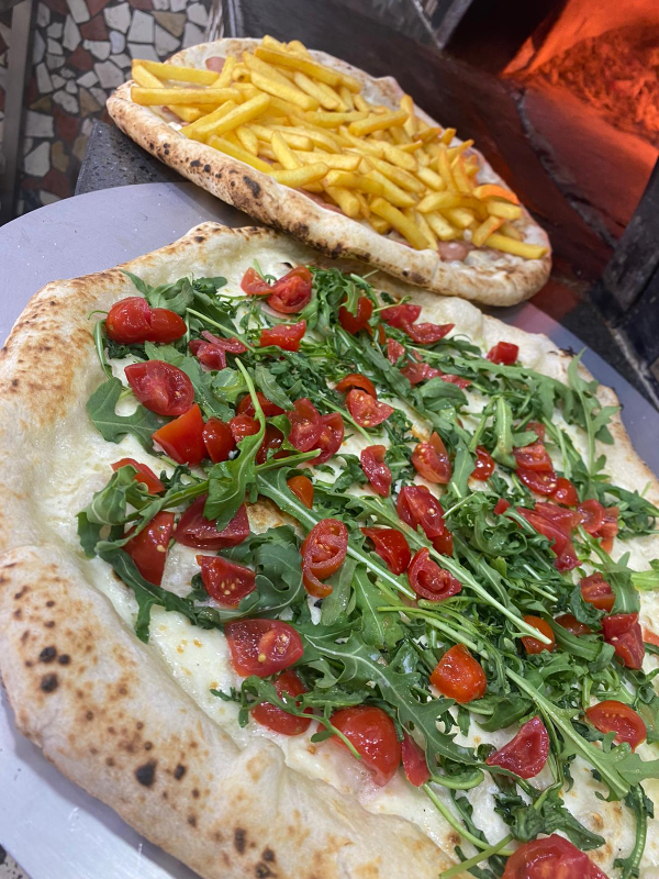 pizza rucola e pachino
