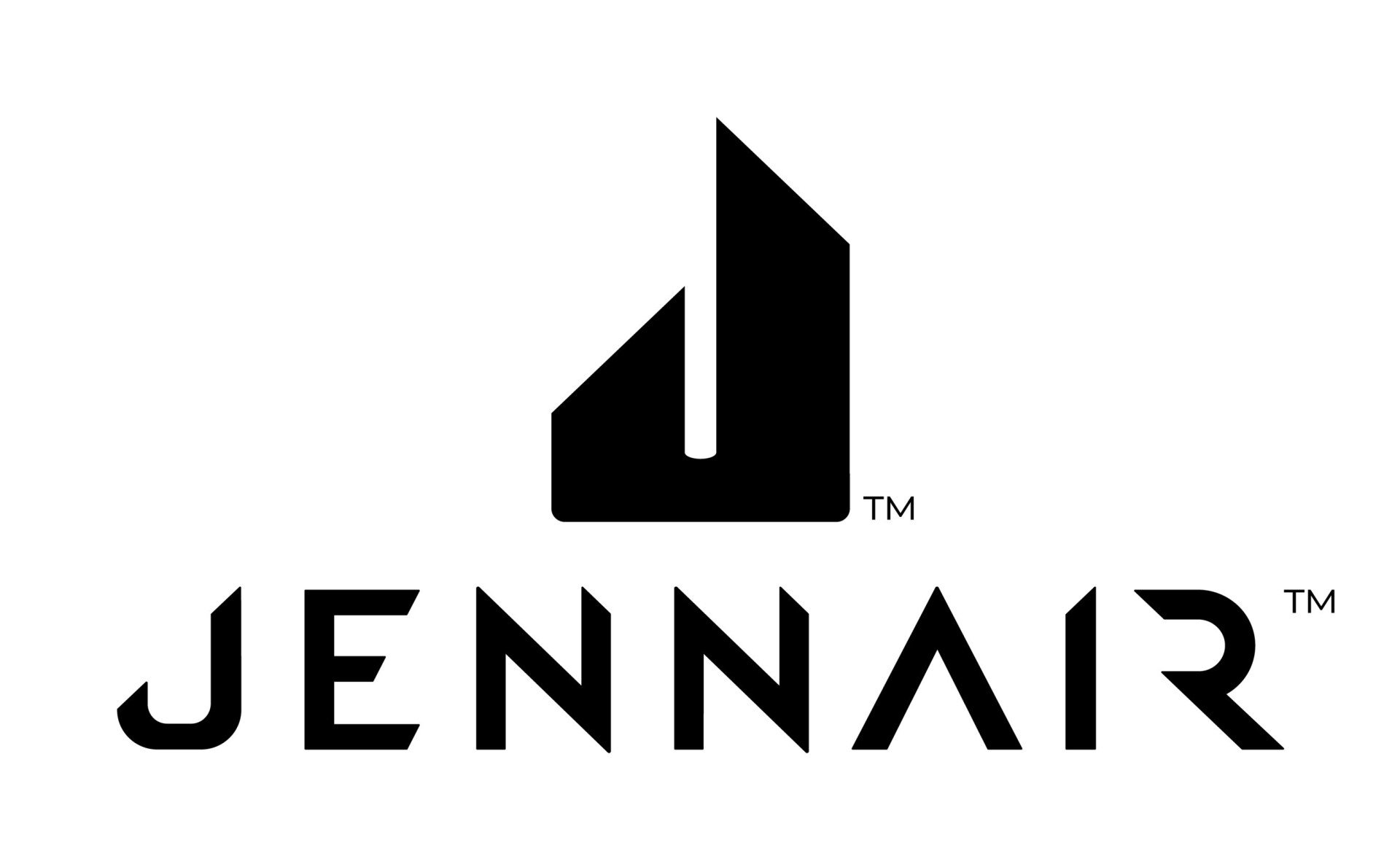 A black and white logo for jennar tm