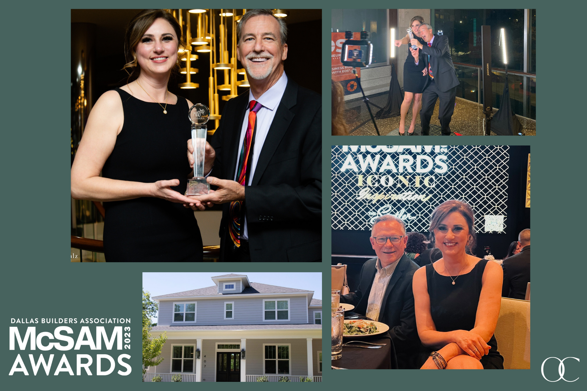 A collage of photos from the mcsam awards