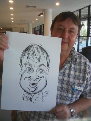 Event cartoonists caricatures at events