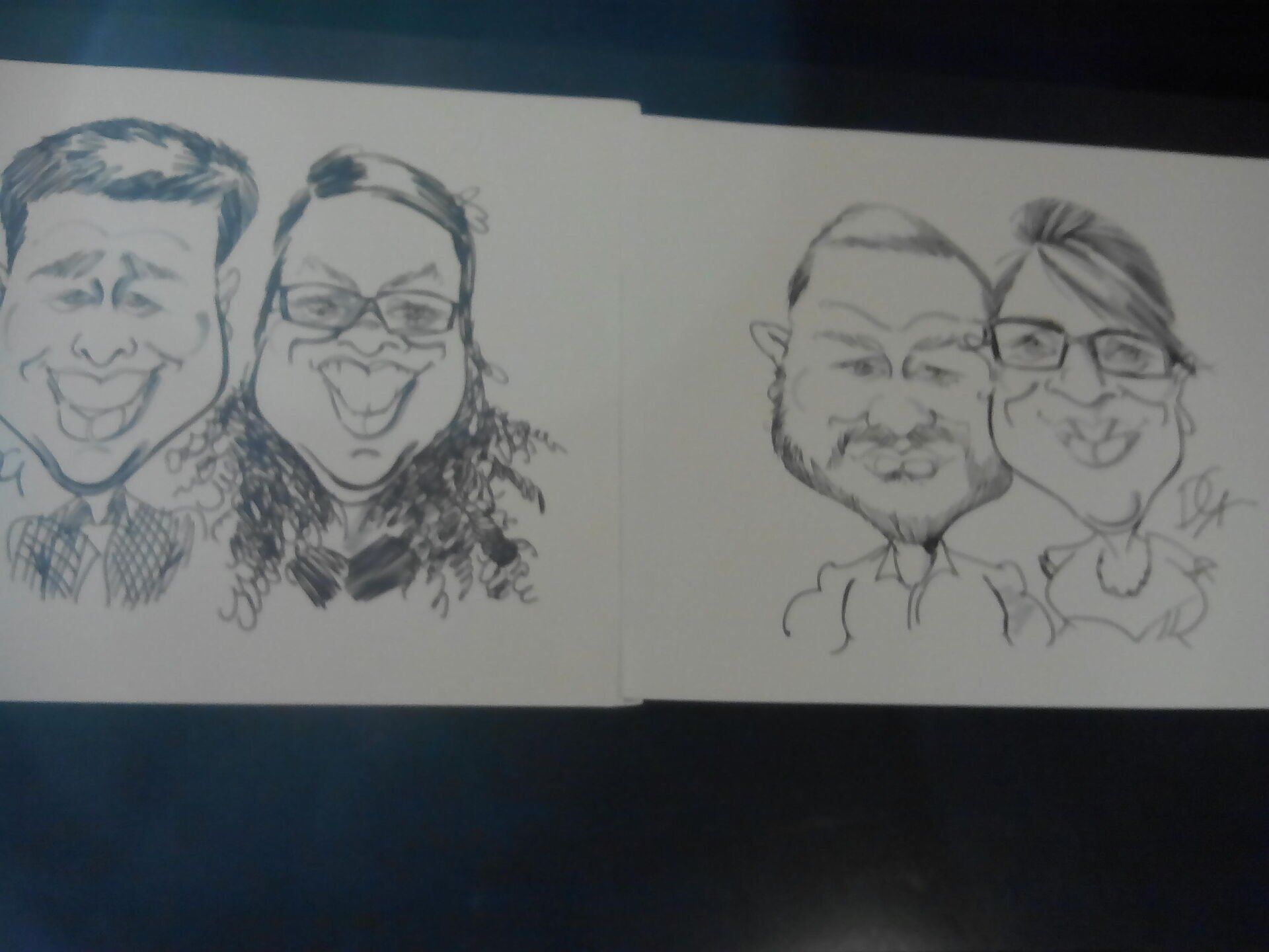 Caricature live shows with David Green cartoonist.