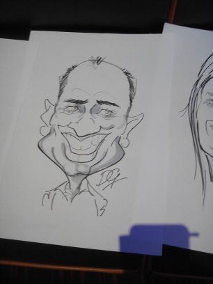 Caricature live shows with David Green cartoonist.