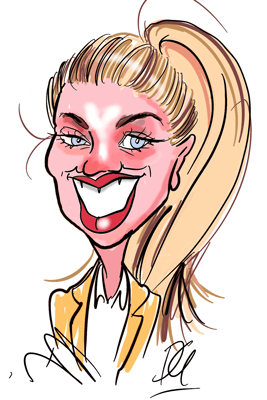 Caricature live shows with David Green cartoonist.