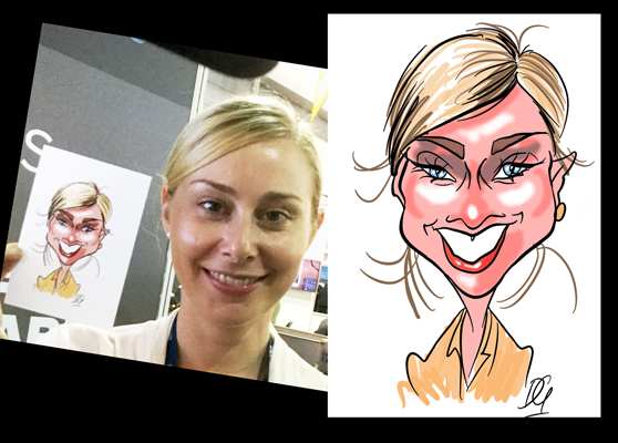 Caricature live shows with David Green cartoonist.