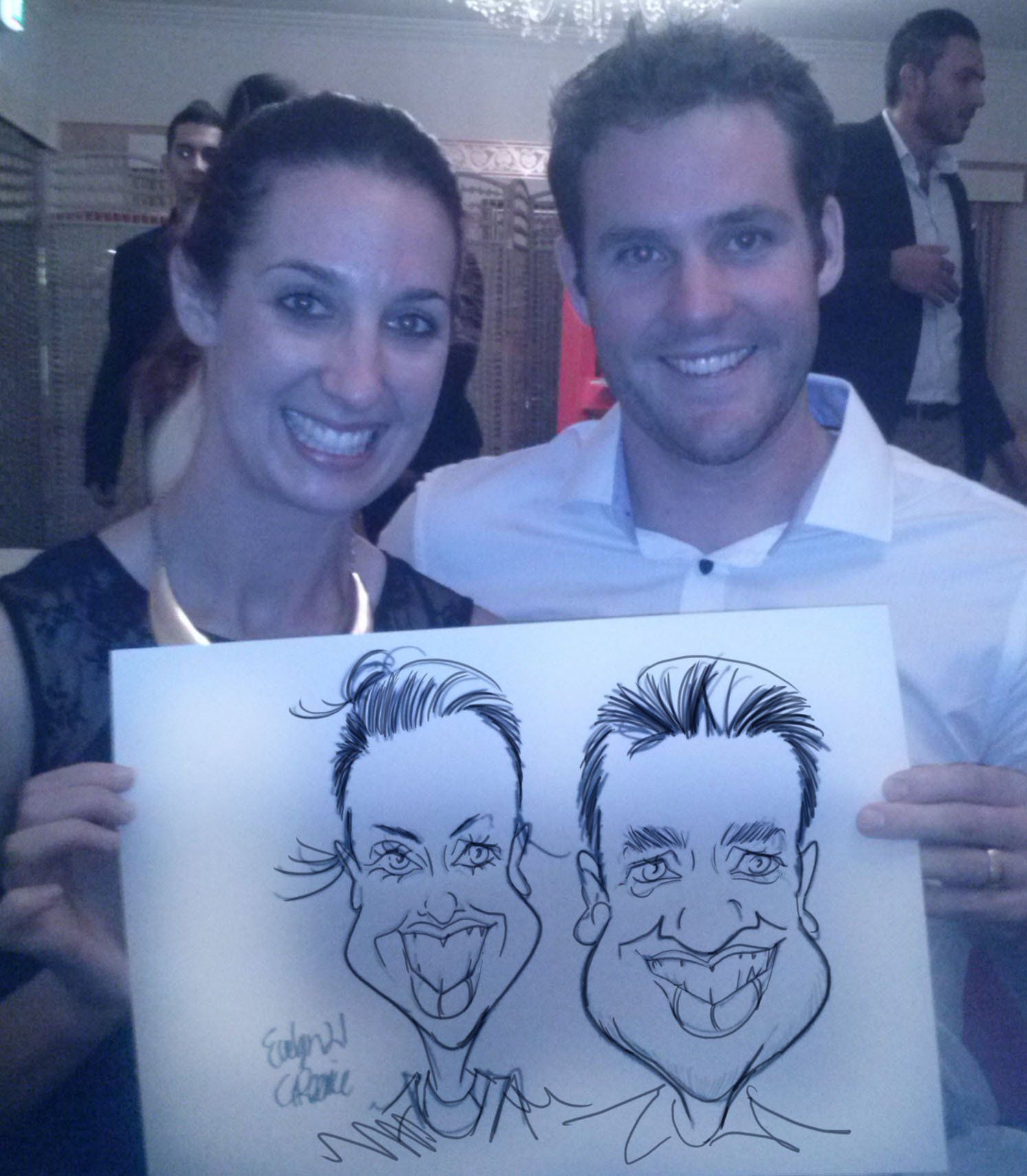 Caricature live shows with David Green cartoonist.