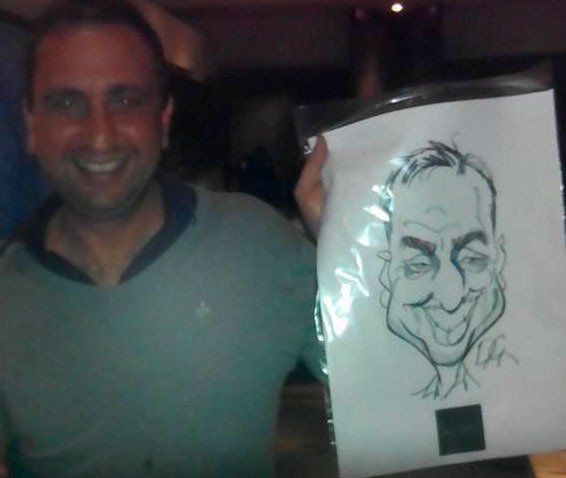 Caricature live shows with David Green cartoonist.