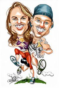 Caricatures by caricature cartoonist David Green